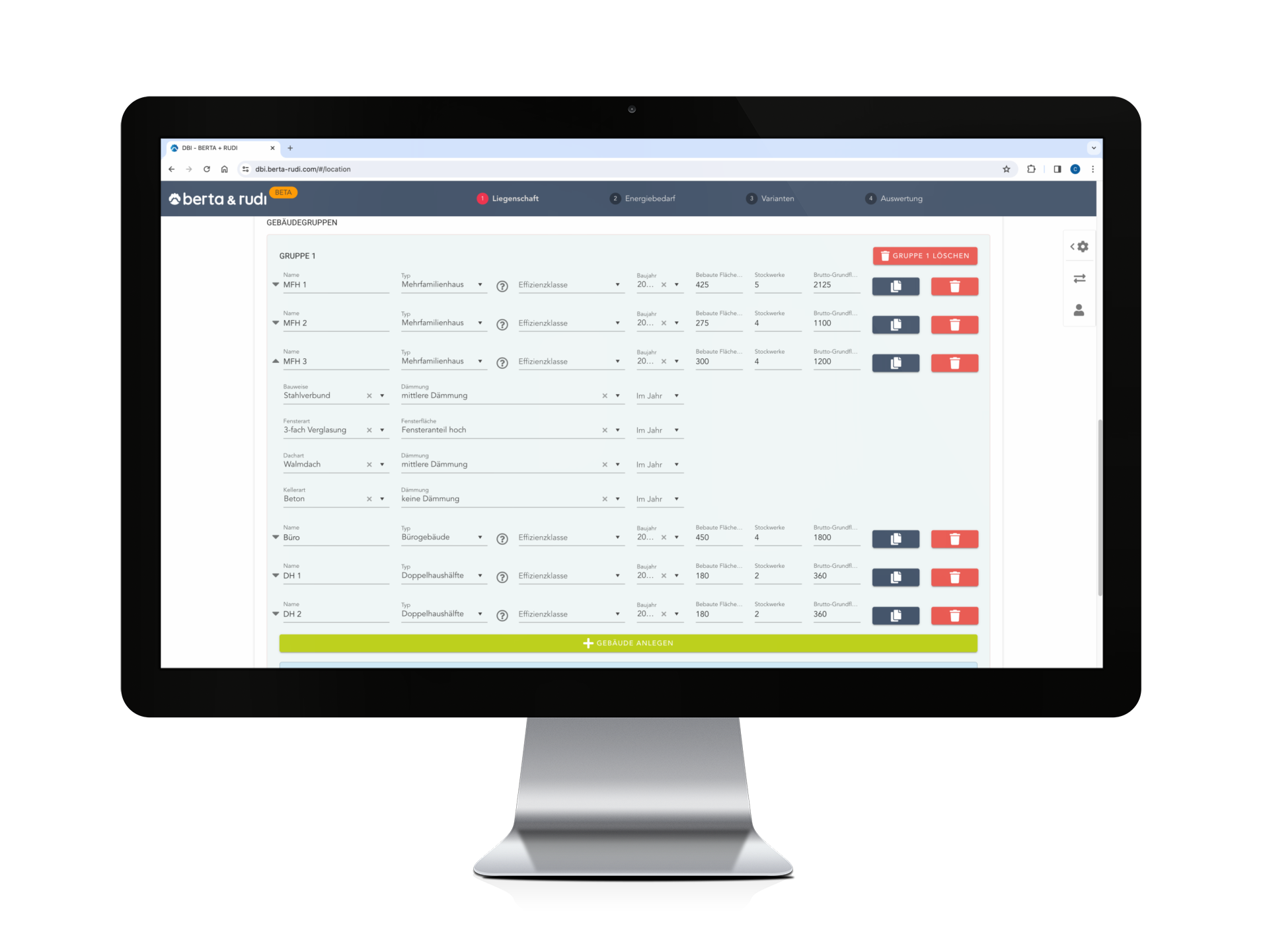 screenshot of Berta & Rudi